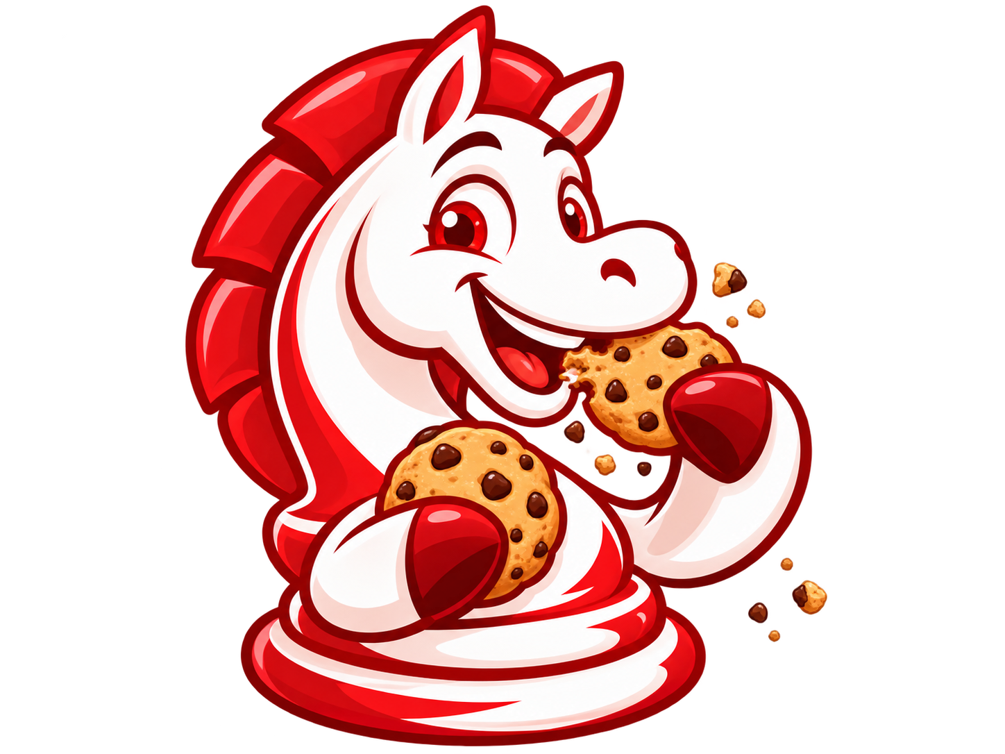 Mascota Hai la Șah cu cookie-uri